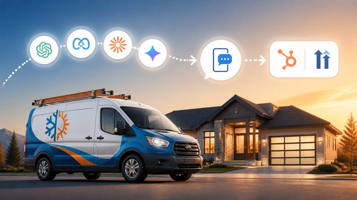 From Missed Calls to Qualified Leads: How HVAC Businesses Use AI Search and SMS Automation Together