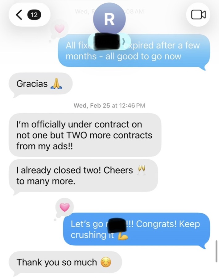Client text conversation 5