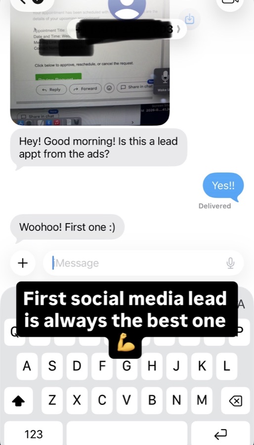 Client text conversation 9