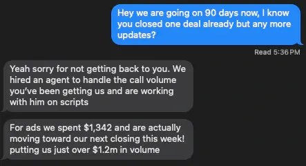 Client text conversation 19