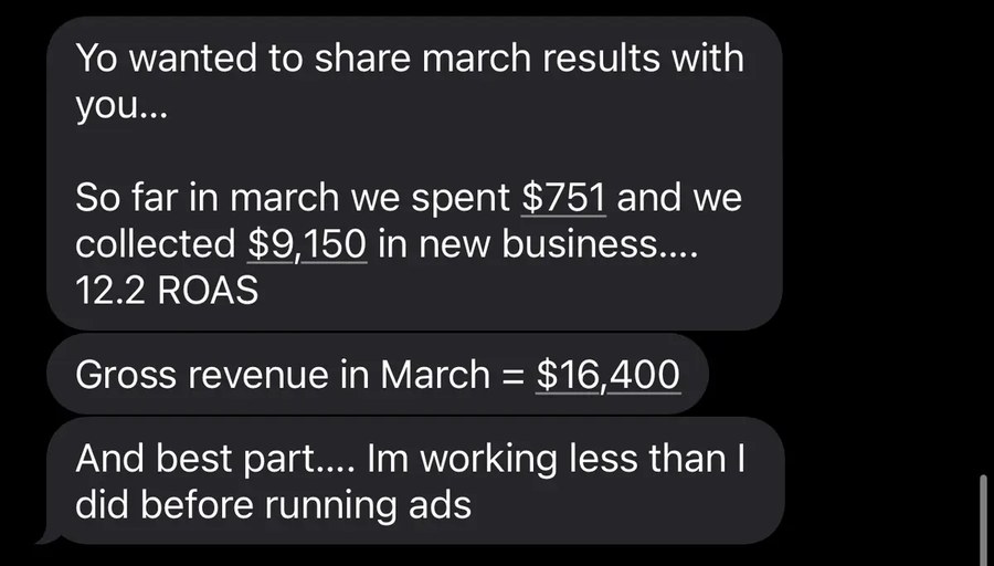 Client text conversation 21
